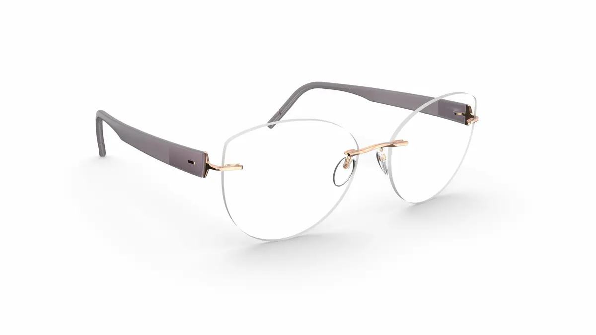 Silhouette Sivista Chassis Rimless Eyeglasses (Model 5553)
