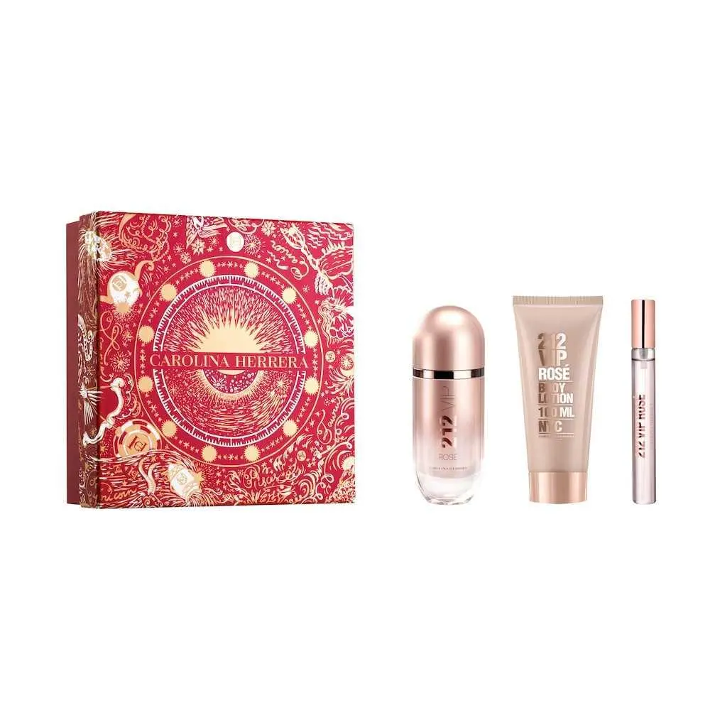 Carolina Herrera 212 Vip Rose 3 Pc. Set 1