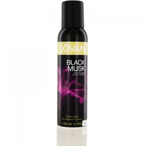 Jovan Black Musk Deodorant Spray Perfumed 1