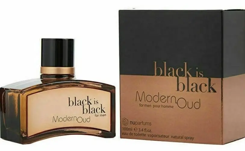 Nu Parfums Black Is Black Modern Oud Edt Spray 1