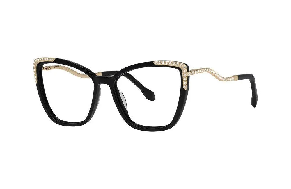 Caviar CAVIAR4924 Elegant Round Eyeglasses with Hand-Finished Detailing