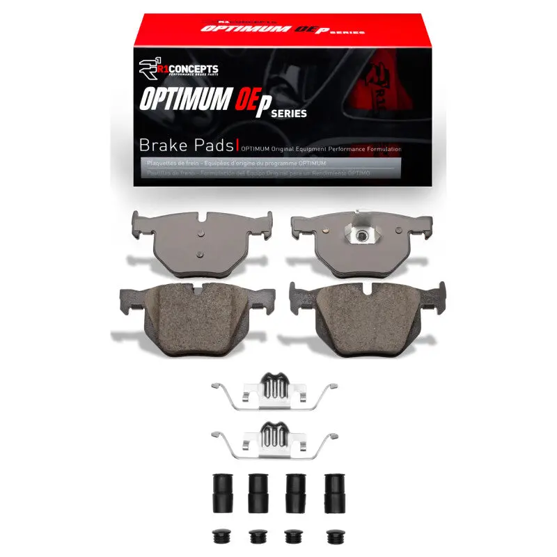 R1 Oe-Style Rear Brake Pad & Hardware Kit – Bmw X6 (2008–2019), Optimized Performance Grade 1