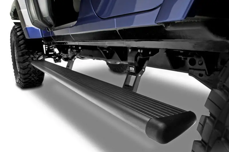 Amp Research Powerstep Running Boards For 2007–2017 Jeep Wrangler Jk 4-Door – Black, Motorized Retractable Steps 1
