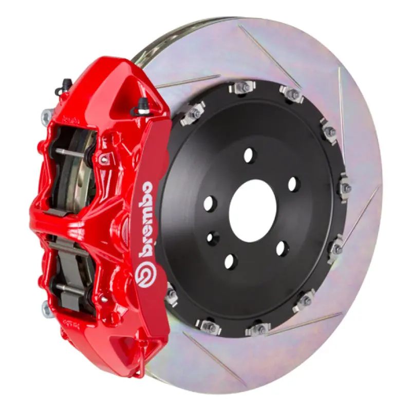 Brembo Gt Front Big Brake Kit For 2010–2015 Chevrolet Camaro Ss & 2012–2015 Zl1 – 405X34Mm Slotted Two-Piece Rotors, Red Finish 1