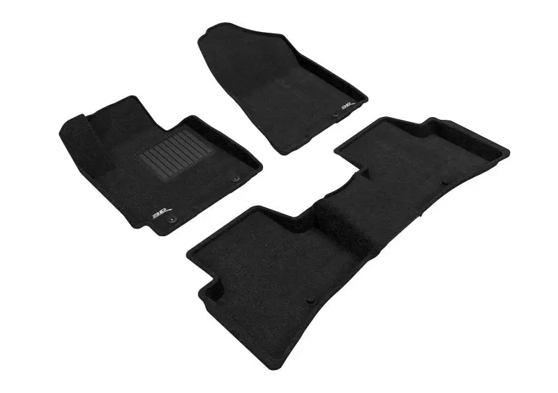 3D Maxpider 16-18 Hyundai Tucson Elegant 1St 2Nd Row - Floor Mat Set (Black) 1