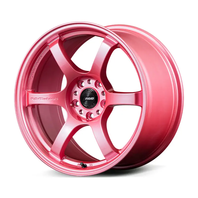 Gram Lights 57Cr Forged Alloy Wheel – 18X10.5", +12 Offset, 5X114.3 Bolt Pattern, Sakura Pink Finish 1