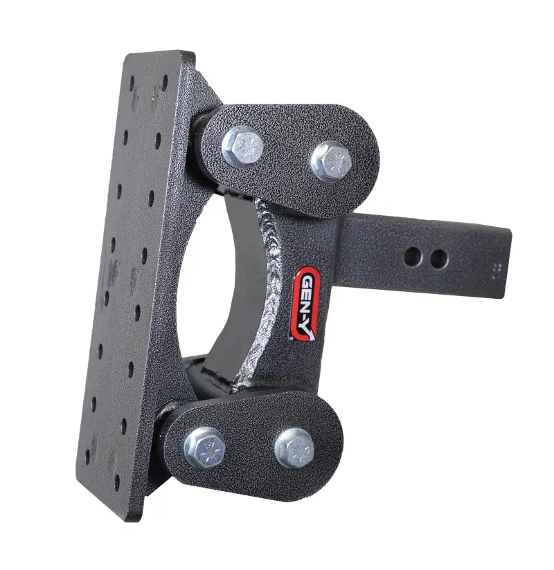 Gen-Y The Boss Torsion-Flex Pintle Hitch Plate — 2.5″ Shank, 6.5″ Drop, 2400Lb Tw, 21,000Lb Gtw 1