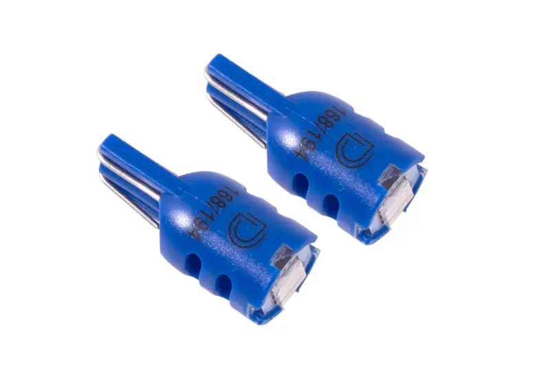 Diode Dynamics Hp3 Led 194 Bulbs – Blue Short Filament, Sold As Pair 1