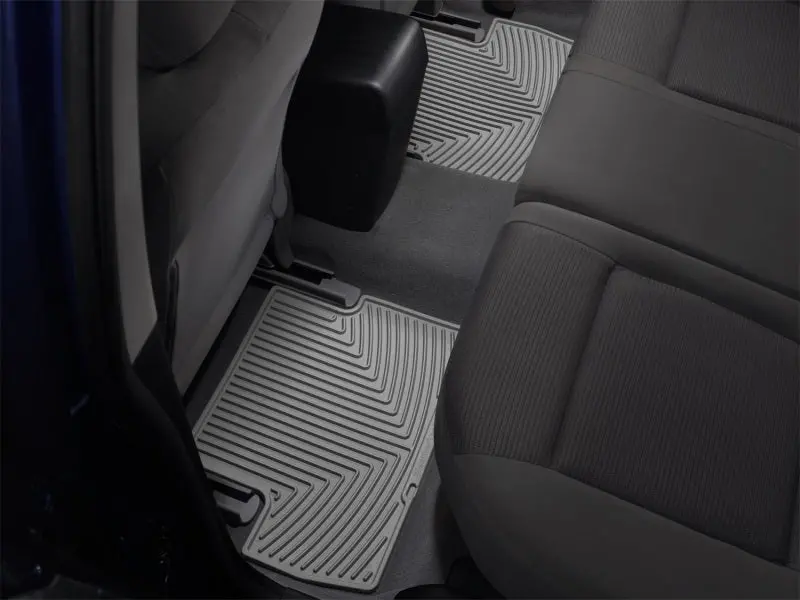 Weathertech Rear All-Weather Floor Mats For 2009+ Mercedes-Benz Glk-Class (X204) – Grey Rubber 1