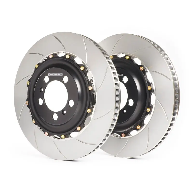 Girodisc Slotted Front Brake Rotors For Lamborghini Aventador – Iron Conversion Kit 1
