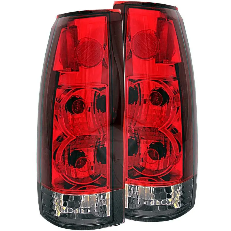 Anzo Red/Smoked Taillight Assembly For 1999–2000 Cadillac Escalade G2 1