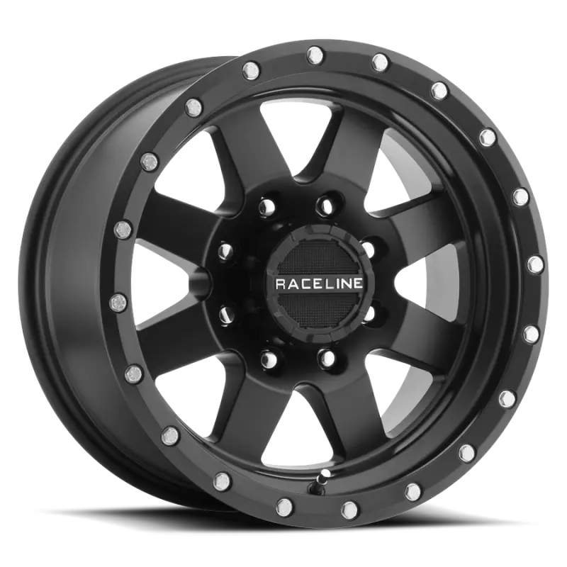 Raceline Defender Satin Black Wheel – 15X10", 5X114.3, -50Mm Offset, 83.82Mm Bore 1