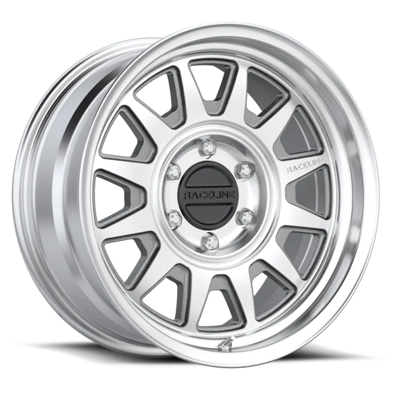 Raceline 952Mc Aero Wheel – 17X8.5 Inches, 6X135 Bolt Pattern, 0Mm Offset, 87.1Mm Bore, Machined Surface 1