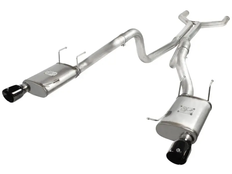 Afe Machforce Xp Cat-Back Exhaust System For 2011–2014 Ford Mustang Gt 5.0L V8 – 3" Stainless Steel With Black Tips 1