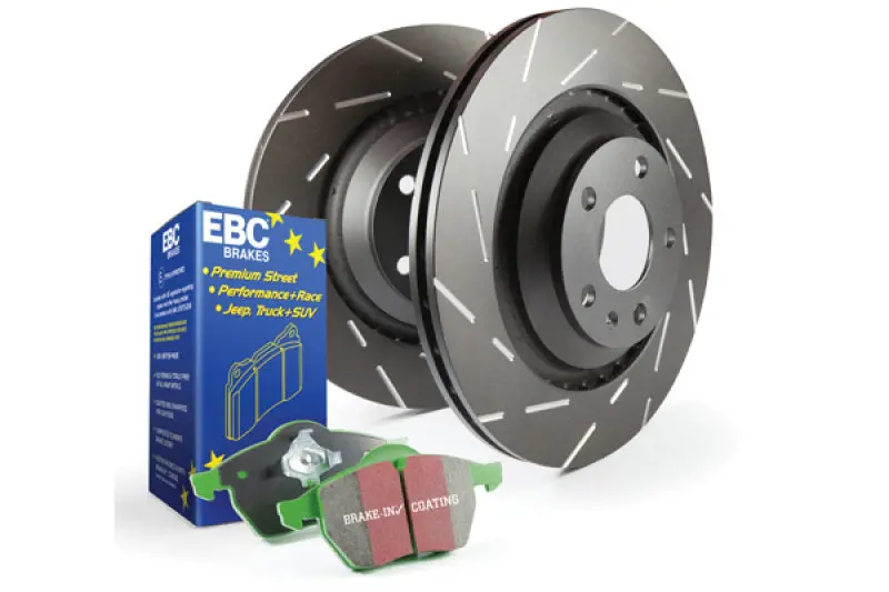 Ebc S2 Brake Kit – Greenstuff Pads + Usr Slotted Rotors 1