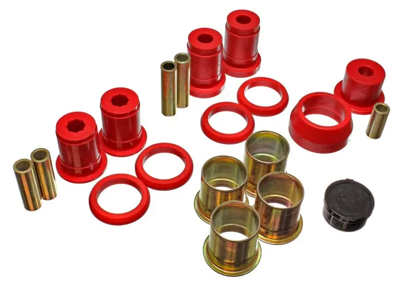 Energy Suspension Red Rear Control Arm Bushing Kit With Thrust Washer For 1975–1980 Chevy Monza 1