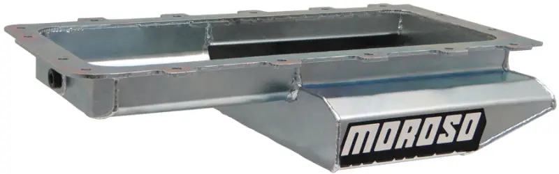 Moroso Road Race Oil Pan: 7-Quart Baffled Wet Sump For Ford 4.6L/5.4L Cobra Engines With Rear Sump 1