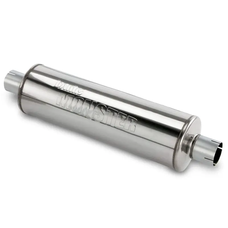 Banks Power Stainless Steel Muffler: 3-Inch Inlet/Outlet For Chevy, Dodge, Nissan & Toyota Applications 1