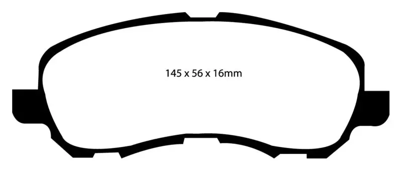 Ebc 11-14 Chrysler 200 2.4 Redstuff Front Brake Pads 1