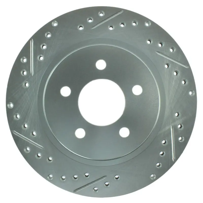Stoptech Select Sport Slotted & Drilled Rear Right Rotor For 2005–2010 Ford Mustang Gt 1