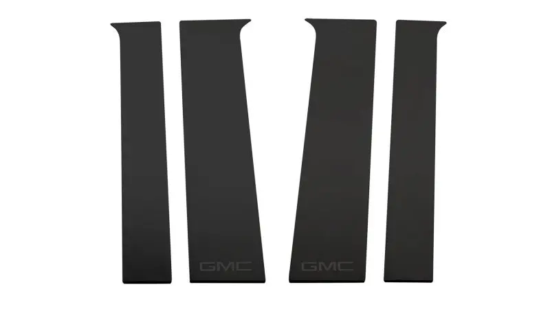 Putco Black Platinum Etched Pillar Post Trim Kit For 2020 Gmc Sierra Hd Crew And Double Cab (6-Piece) 1