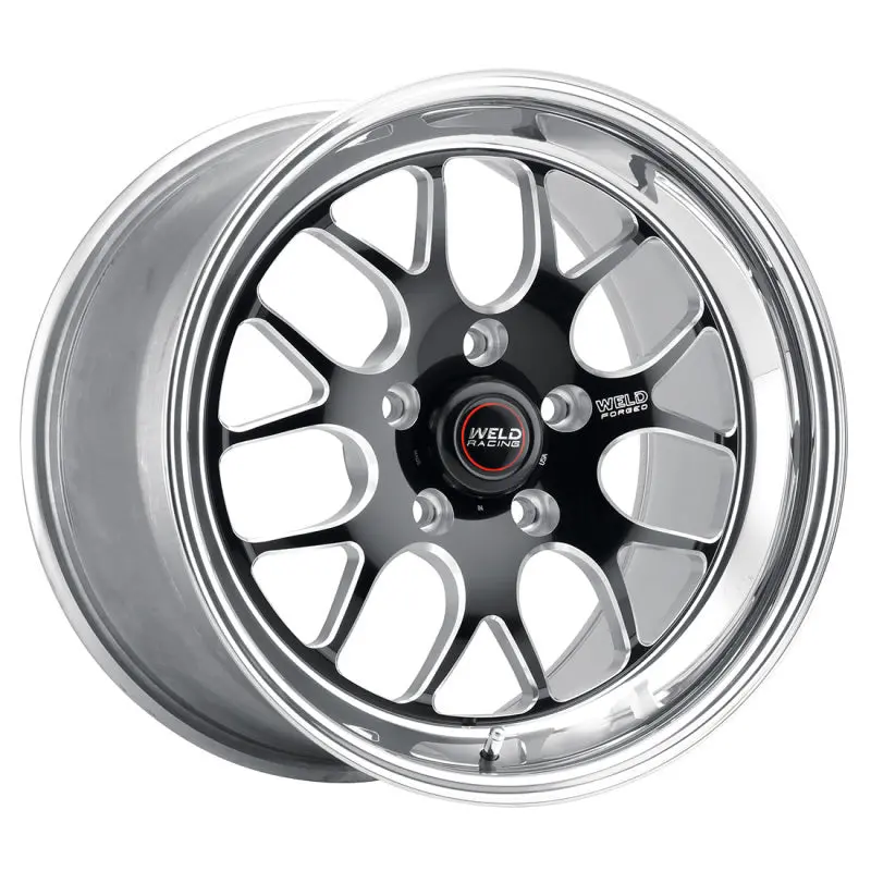 Weld S77 Black Non-Beadlock Wheel – 20X16", 5X4.75", 6.3" Backspace, High-Pad Design 2