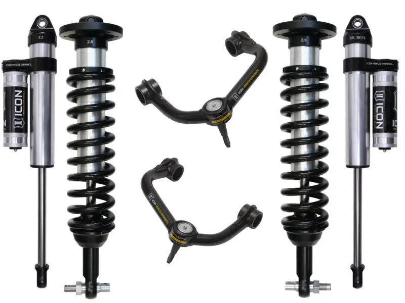 Icon Stage 3 Lift Suspension System For 2015+ Ford F-150 4Wd – 0–2.63In Lift W/ Tubular Uca 1