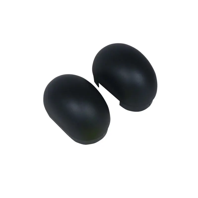 Westin Platinum 4-Inch Oval Tube Step End Cap Kit – Sleek Black Finish 1