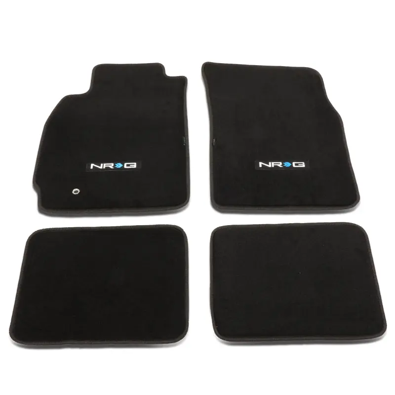 Nrg All-Weather Floor Mats – Mitsubishi Lancer Evolution X Ralliart Gts, 4-Piece Set With Embroidered Logo 1