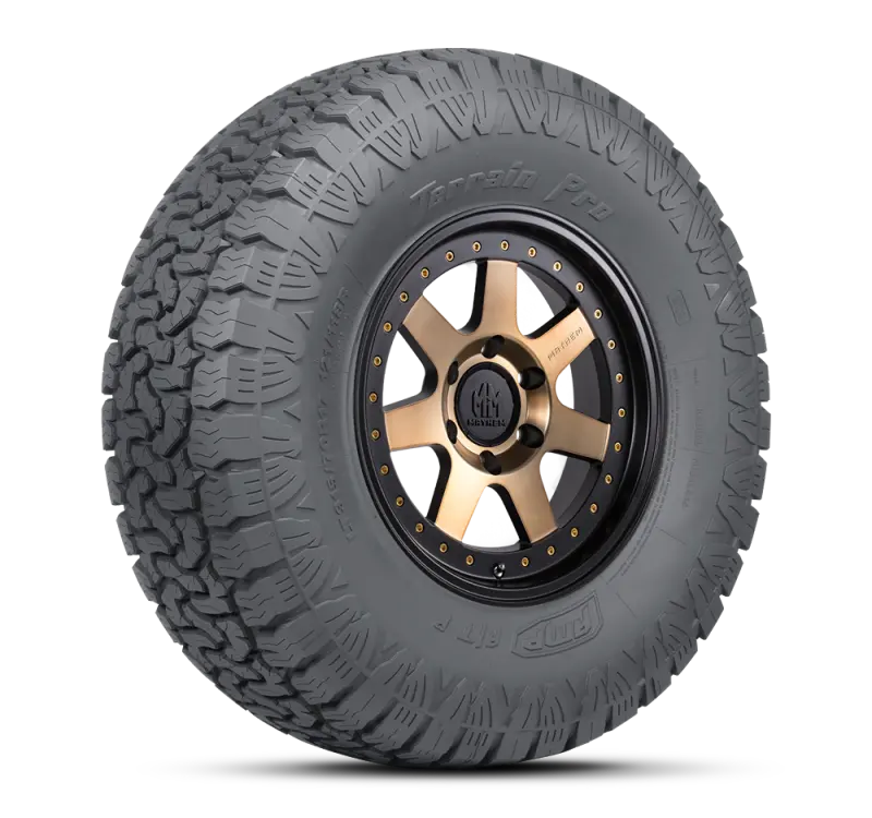 Amp Terrain Pro All-Terrain Tire – 35×12.50R20Lt, Load Range E, 121S Speed Rating 1