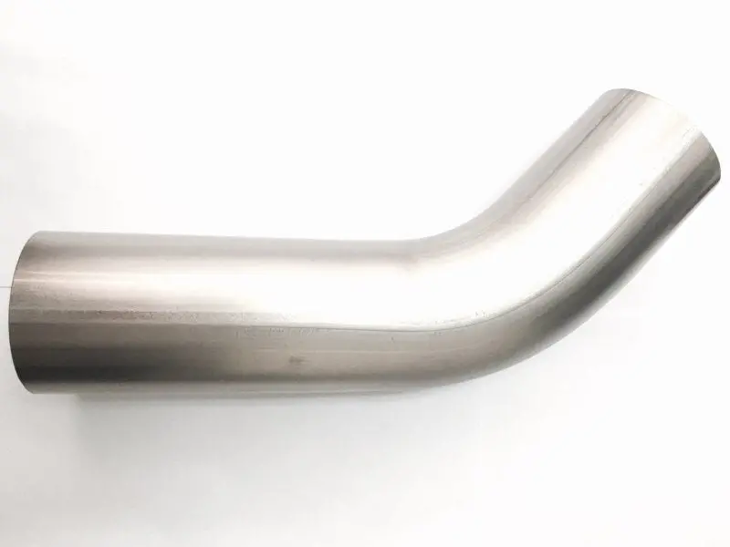 Ticon Industries Titanium 2.5″ Mandrel Bent Tube – 45°, 3.75″ Clr, 3″ & 6″ Legs, 1Mm Wall 1