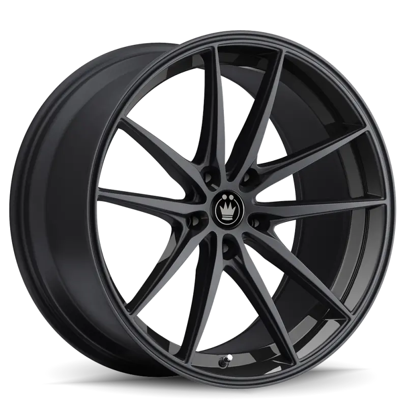 Konig Oversteer Gloss Black Alloy Wheel: 19X9.5 Inches, 5X114.3Mm, Et25 Offset 1