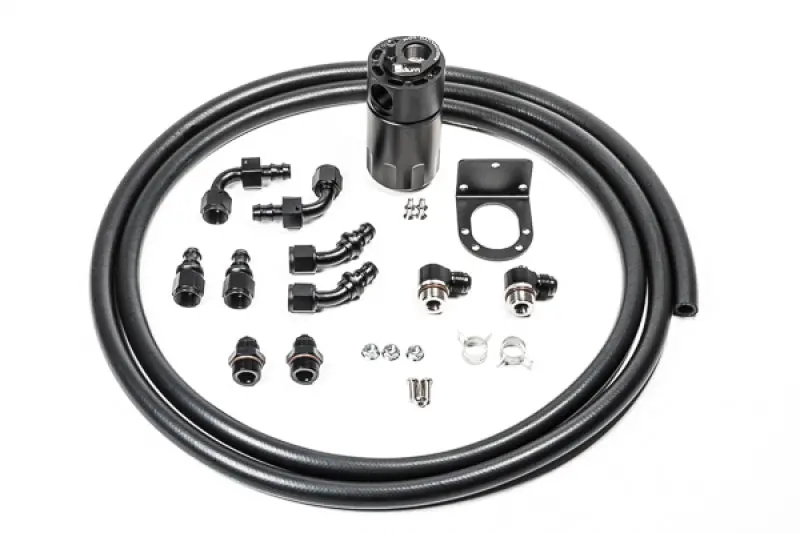 Radium Engineering Single Catch Can Kit – 8An Inlet/Outlet With Fluid Lock Valve 1