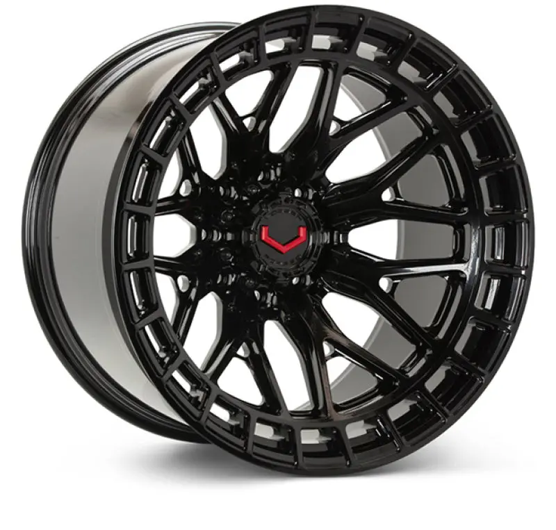 Vossen Lcx-02 Gloss Black Forged Wheel – 22X9.5, 6X135 Bolt Pattern, Et20 Offset, 87.1Mm Hub Bore, Deep Lip Design 1