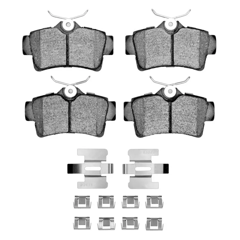 R1 94-04 Ford Mustang Rear Optimum Oe Brake Pads & Hardware Kit 1