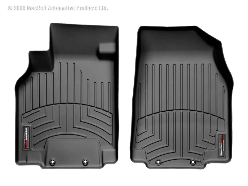 Weathertech Front Floor Liners For 2007–2023 Mazda Cx-9 – Black Trim 1