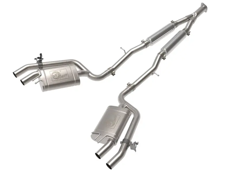 Afe Power Gemini Cat-Back Exhaust System – 2022–2023 Kia Stinger 2.0L L4 With Dual 2.5-Inch Tips And Valve Cut-Out 1