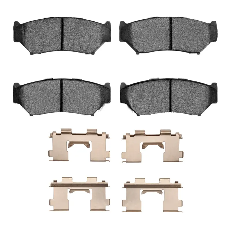 R1 Semi-Metallic Front Brake Pad & Hardware Kit For 1991–2004 Chevrolet Tracker 1