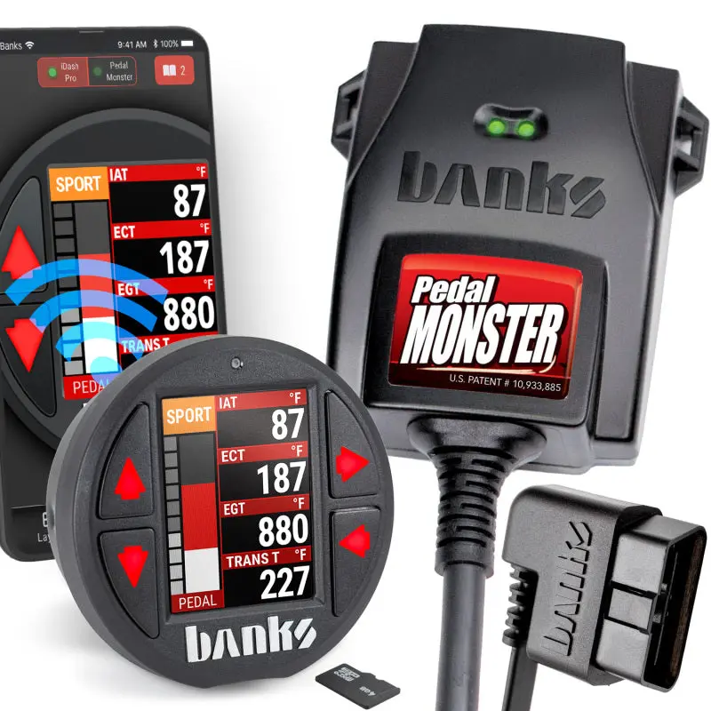 Banks Power Pedal Monster Throttle Controller – Molex Mx64 6-Way Harness With Idash Data Pro Integration 1