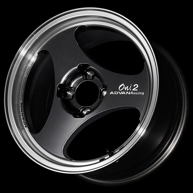 Advan Oni2 15X5.5 / +38 Offset / 4-100 / 63Mm Bore / Machining & Black Gunmetallic 1