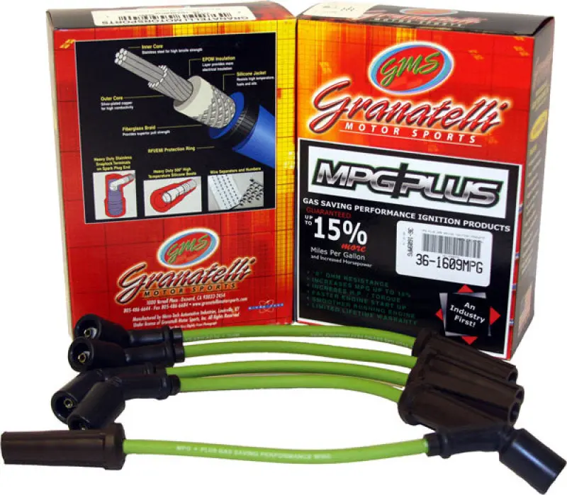 Granatelli Mpg Plus Ignition Wire Set – 1997–1999 Nissan Altima 2.4L 4-Cylinder 1