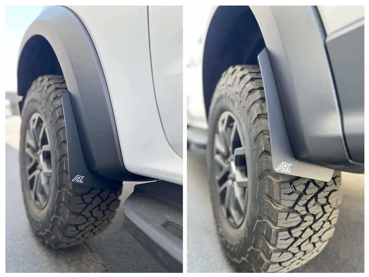Trixpoly Micro Flares For 2024+ Ford Ranger Raptor – Lightweight Tri-Layer Polyurethane 1
