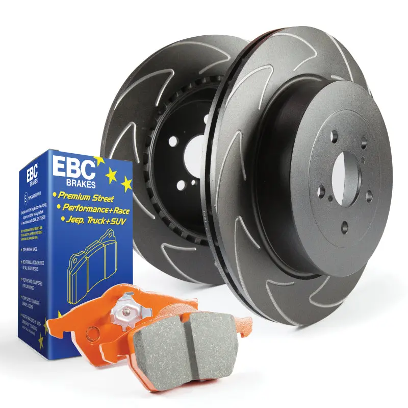 Ebc S7 Performance Brake Kit – Orangestuff Pads Paired With Bsd Drilled & Slotted Rotors 1