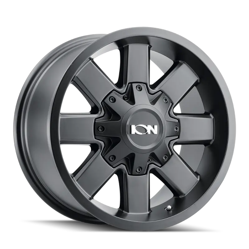 Ion 141 Satin Black Alloy Wheel – 17X9 Inches, 8X165.1 Bolt Pattern, 18Mm Offset, 125.2Mm Hub Bore 1