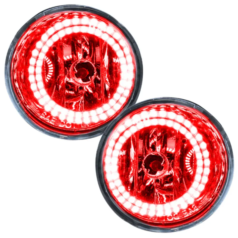 Oracle Lighting Pre-Assembled Red Led Halo Fog Lights For 2004–2007 Nissan Armada 1