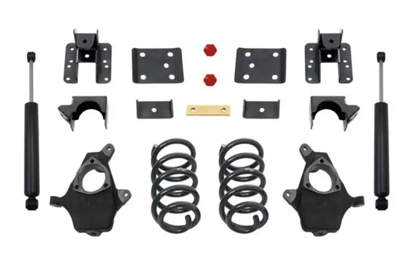 Maxtrac 3In/5In Lowering Kit For 2014–2016 Gm C/K1500 – Cast Steel Suspension, 2Wd/4Wd Single Cab 1
