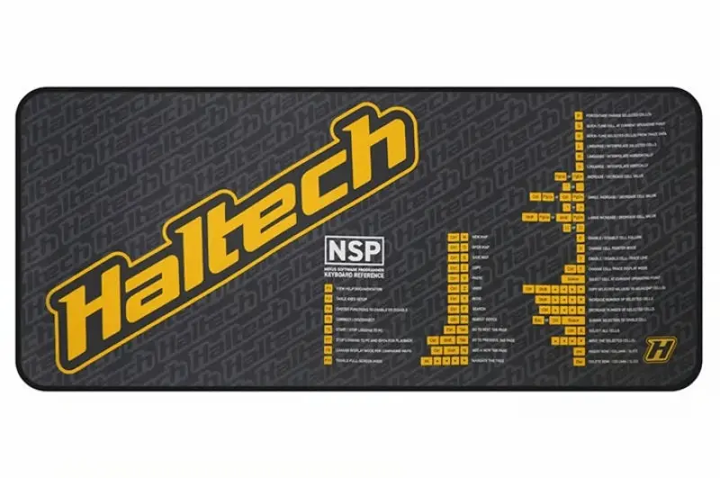 Haltech Nsp Shortcuts Ergonomic Desk Mat – Fat Mat Design For Racing Simulators & Workstations 1