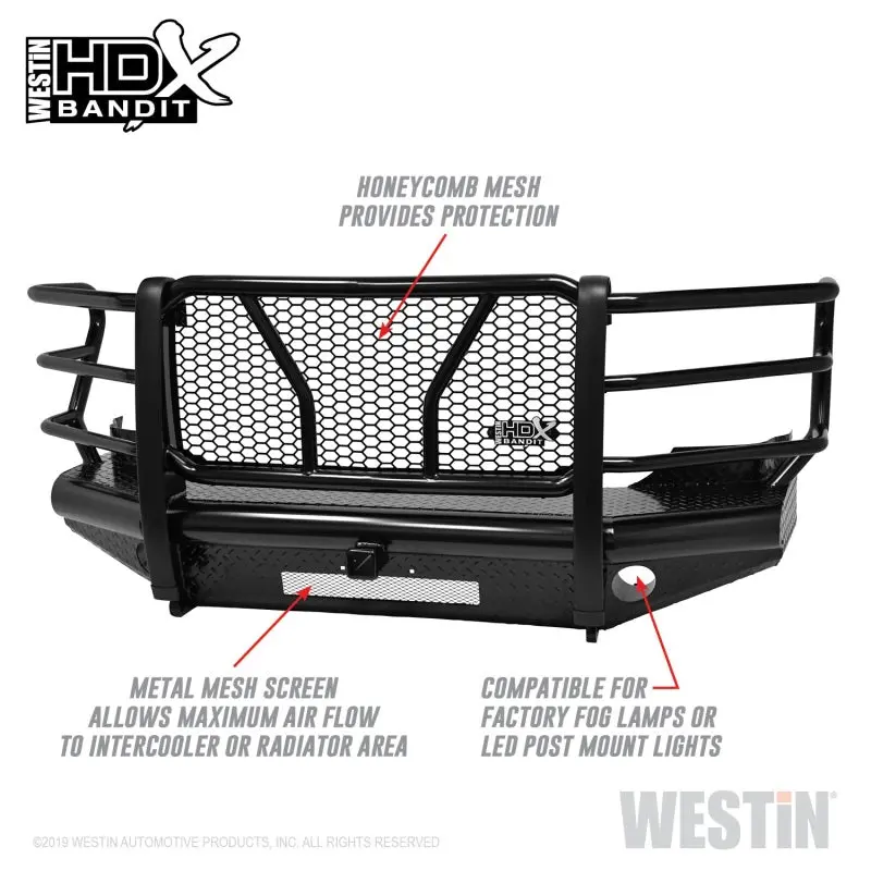 Westin/Hdx Bandit Front Bumper For 2011–2016 Ford F-250/F-350 – Gloss Black 1