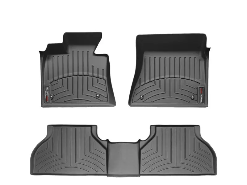 Wt Floorliner Front Floor Mat – Black Heavy-Duty Trim 1