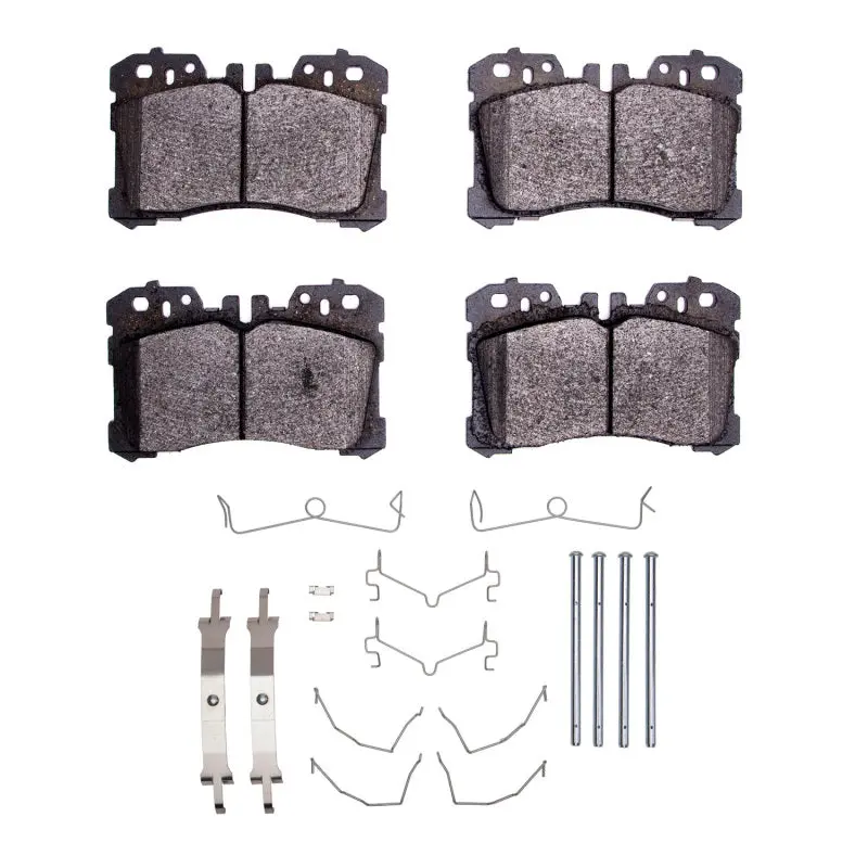 R1 2007-2025 Lexus Ls500 Front R1 Semi Met Pads & Hardware Kit 1
